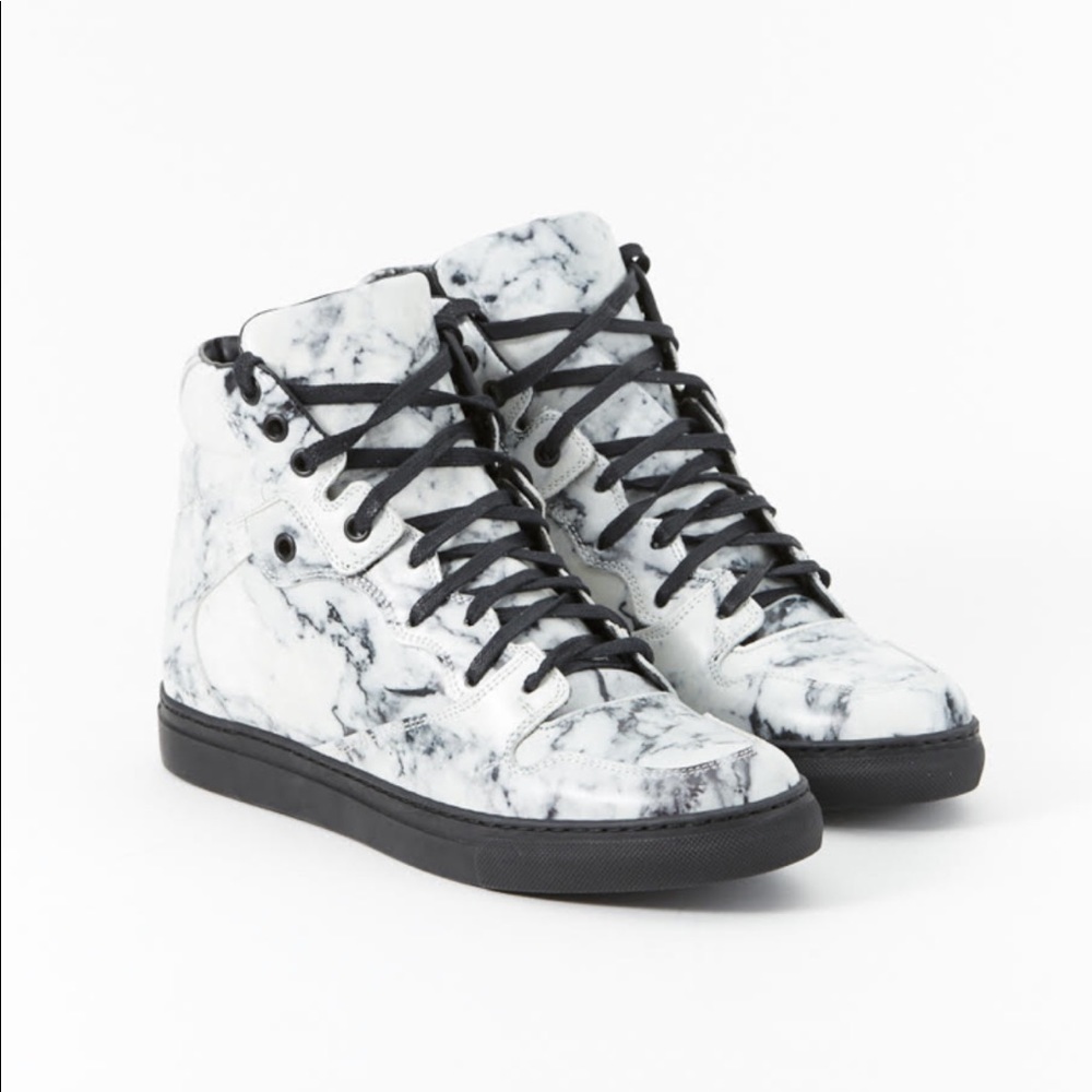 balenciaga marble sneakers